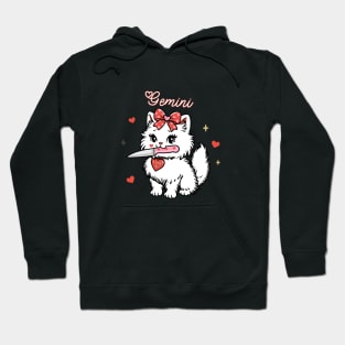 Gemini Sassy Valentines Kitty Hoodie